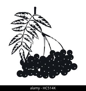 Branche de l'icône rowan Illustration de Vecteur