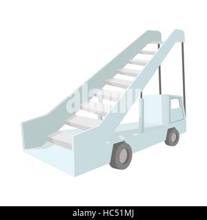 Passerelle de l'avion l'icône dessin animé Illustration de Vecteur
