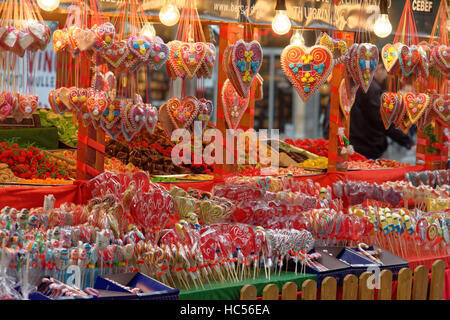 Sweetheart candy store à Belgrade, Serbie Banque D'Images