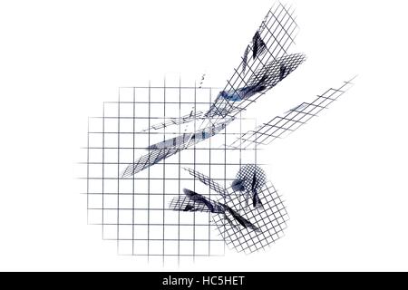 Matrice. Image abstraite Banque D'Images