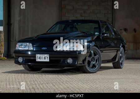 1989 'Fox' forme du corps Ford Mustang GT Banque D'Images