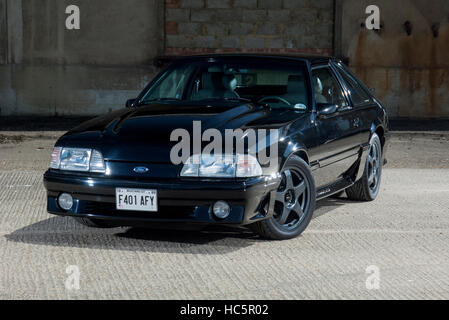 1989 'Fox' forme du corps Ford Mustang GT Banque D'Images