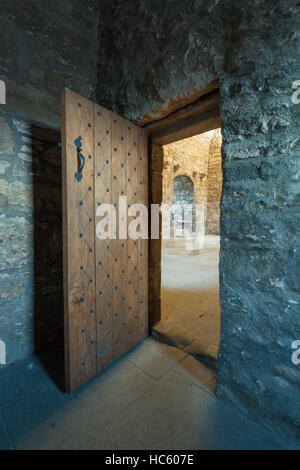 Intérieur de Craigmillar Castle à Édimbourg, en Écosse. Banque D'Images