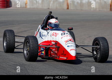 Didier Schraenen au volant de sa Formula Tour 1600 au cours de la GP3R week-end à Trois-Rivières, Québec Banque D'Images