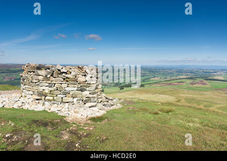 Wensleydale voir et Penhill Beacon, Yorkshire Dales Banque D'Images