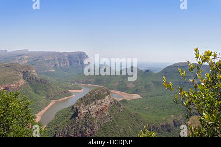 Voir dans le Blyde River Canyon, Sabie, Mpumalanga, Afrique du Sud Banque D'Images