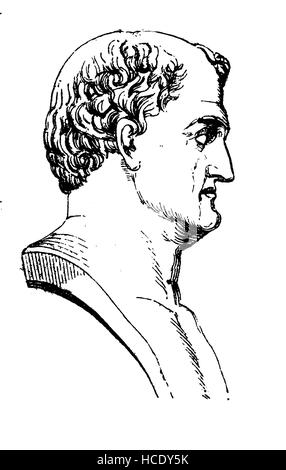 Vespasien, Titus Flavius Vespasianus Caesar Augustus, 9 - 79, empereur romain, l'histoire de la Rome antique, Empire romain, Italie Banque D'Images