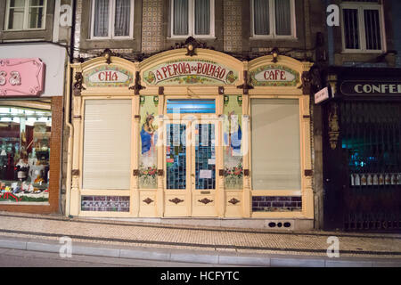 Pérola do un épicier Bolhão, Art nouveau shop/Porto (Porto), Portugal Banque D'Images