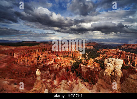 Bryce Canyon, Inspiration Point, Utah, USA Banque D'Images