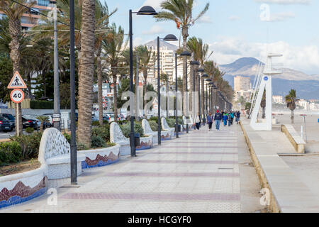 Playa de Muchavista, El Campello, Alicante Province, Espagne Banque D'Images