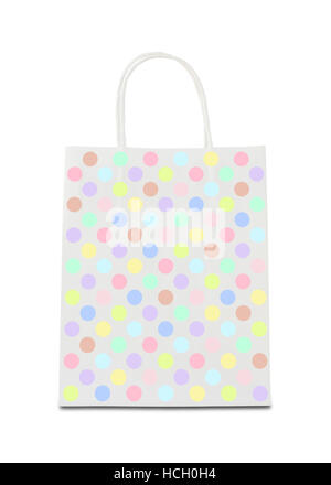 Panier avec motif dots Banque D'Images