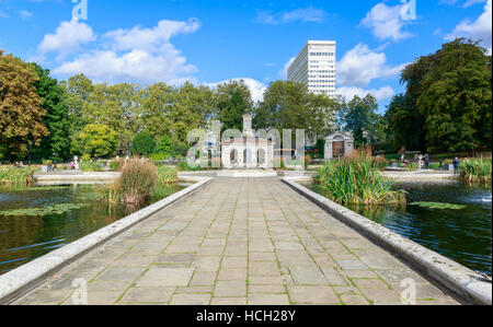 Les Jardins italiens à Hyde Park, Londres Banque D'Images