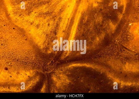 Surface cuir Motif vagues de savon de séchage Banque D'Images