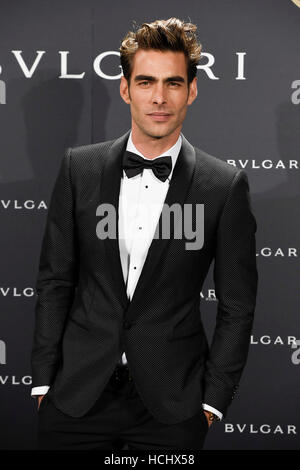 Jon Kortajarena modèle pendant la photocall du festival de la signature de la Bulgarie à l'occasion de l'exposition 'La Bulgarie et Rome" dans l'ambassade italienne à Madrid le lundi 28 novembre 2016. Banque D'Images