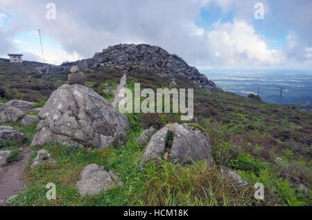 Sommet du Mont Foia, Serra de Monchique Algarve Banque D'Images