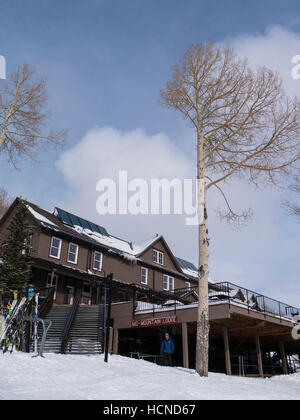 Mid-Mountain Lodge, Park City Mountain Resort, Park City, Utah. Banque D'Images