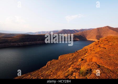 Barrage Katse, Lesotho, Afrique Banque D'Images