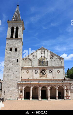 Cathédrale de Spoleto. L'Ombrie, Italie Banque D'Images
