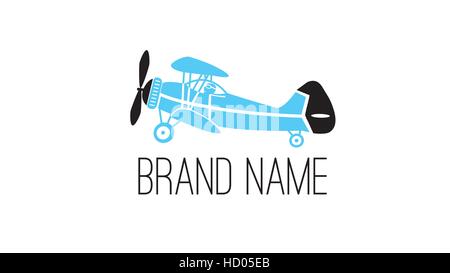 Logo vectoriel avion modèle. Illustration vecteur de volet Illustration de Vecteur
