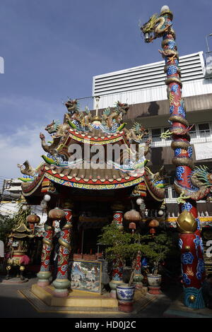 Thao Pung Kong culte, temple chinois près de marché Warorat dans le quartier chinois Chiang Mai Banque D'Images