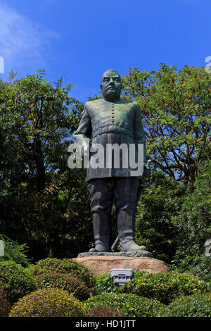 Takamori Saigo Statue, Kagoshima City, l'île de Kyushu, au Japon, en Asie Banque D'Images