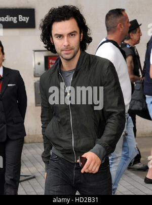 Aiden Turner au BBC Radio 1 En vedette : Aiden Turner Où : Londres, Royaume-Uni, 31 août 2016 Quand : Banque D'Images