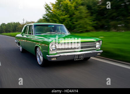 Modification 1965 Plymouth Belvedere salon de voiture américaine classique Banque D'Images