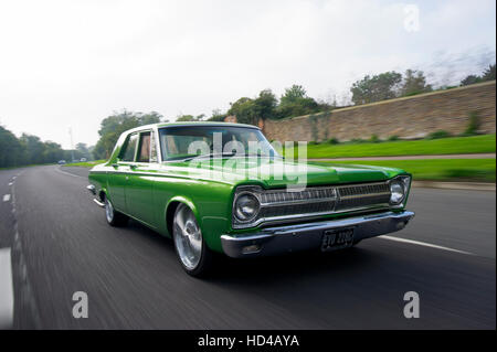 Modification 1965 Plymouth Belvedere salon de voiture américaine classique Banque D'Images