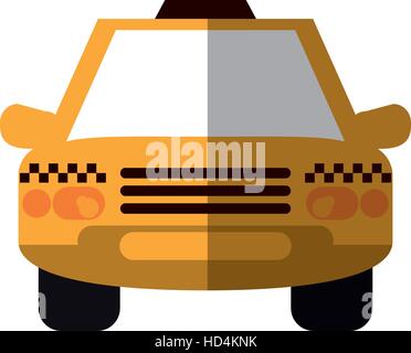 Taxi transports voiture ombre Illustration de Vecteur