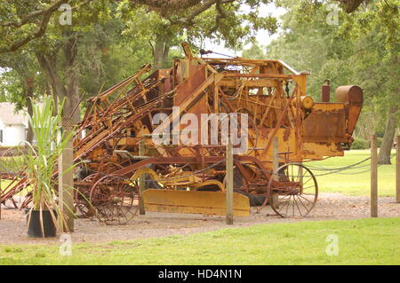 Antebellum plantation de sucre sur les rives de la rivière Mississippi Banque D'Images