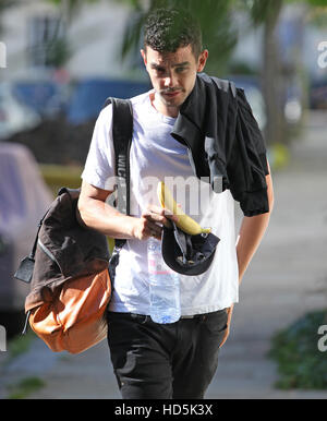 Daisy Lowe quitte la maison avec son partenaire de danse strictement Aljaz Skorjanec. Daisy's boyfriend est vu marcher séparément dans le nord de Londres. En vedette : Daisy Lowe's boyfriend Où : London, Royaume-Uni Quand : 08 Oct 2016 Banque D'Images