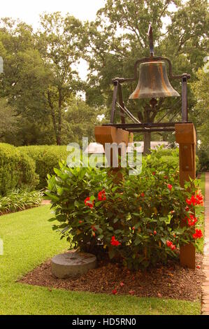 Antebellum plantation de sucre sur le fleuve du Mississippi en Louisiane USA Banque D'Images