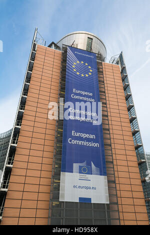 Siège de la Commission européenne, Berlaymont, Bruxelles, Belgique Banque D'Images