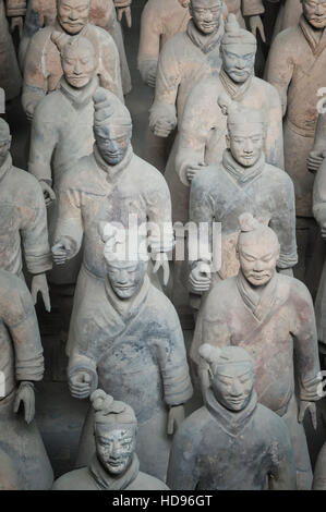 Musée de la terre cuite, mausolée du premier empereur Qin, Xian, Province du Shaanxi, Chine Banque D'Images