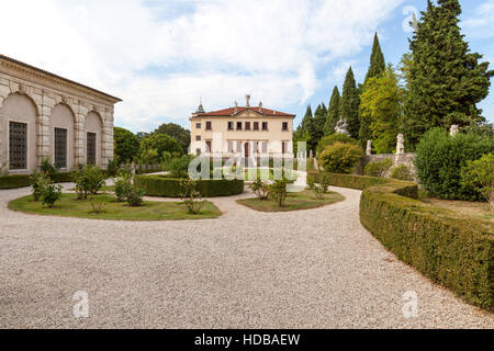 Villa Valmarana ai Nani, Vicenza, Vénétie, Italie. Banque D'Images