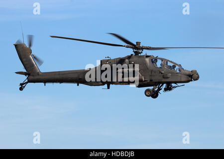 L'hélicoptère d'attaque militaire Apache Banque D'Images