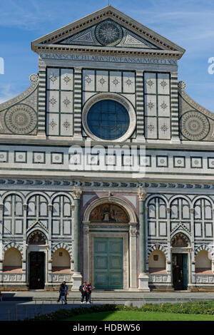 Basilica di Santa Maria Novella, Florence, Toscane, Italie Banque D'Images