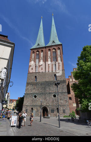 Nikolaikirche, Nikolaiviertel, Mitte, Berlin, Deutschland Banque D'Images