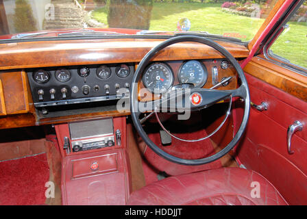 Jaguar Mk2 interior Banque D'Images