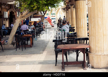 L'Egypte Sharm el Sheikh - août 2016 : restaurant pub à l'extérieur/alfresco, open air Banque D'Images