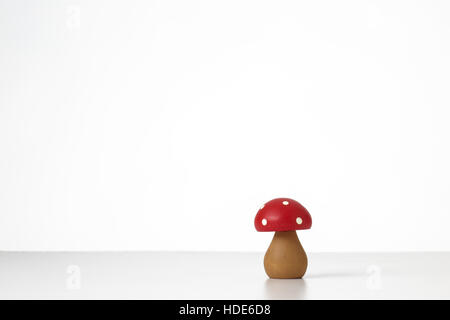 Still Life image de champignons en bois on white Banque D'Images