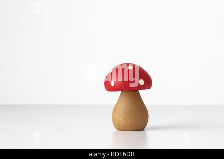 Still Life image de champignons en bois on white Banque D'Images