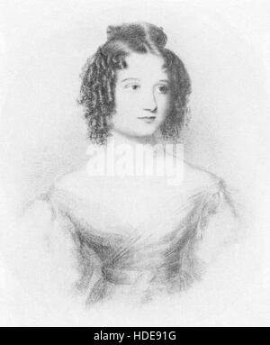 Ada, Comtesse de Lovelace, Ada Lovelace, âgés de dix-sept, 1832 Banque D'Images