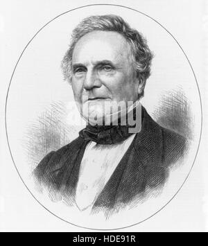 Charles Babbage, mathématicien anglais, inventeur et philosophe Banque D'Images