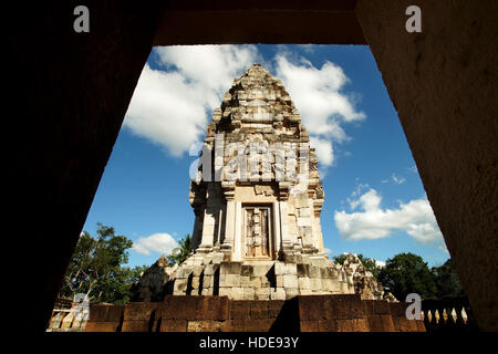 Sdok kok thom est un ancien temple khmer Banque D'Images