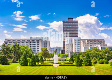 Baton Rouge, Louisiane, Etats-Unis skyline de Louisiana State Capitol. Banque D'Images