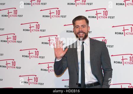 Roma, Italie. 11Th Feb 2016. Edoardo Purgatori pendant le tapis rouge lors de la quatrième journée de la 'Roma Fiction Fest 2016" © Andrea Bracaglia/Pacific Press/Alamy Live News Banque D'Images