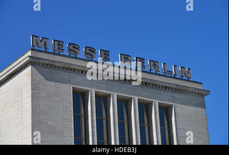 Am Funkturm Messehallen, Hammarskjoeldplatz, Westend, Charlottenburg, Berlin, Deutschland Banque D'Images