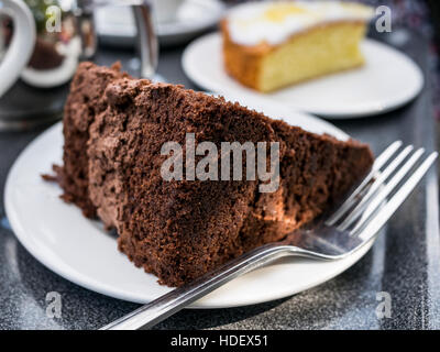 Gâteau au chocolat Banque D'Images