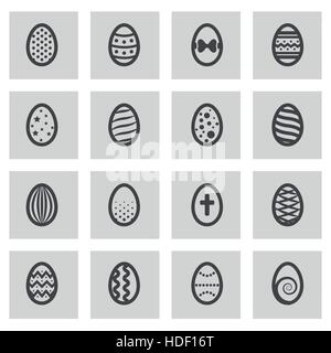 Ligne vectorielle jeu de Pâques Illustration de Vecteur